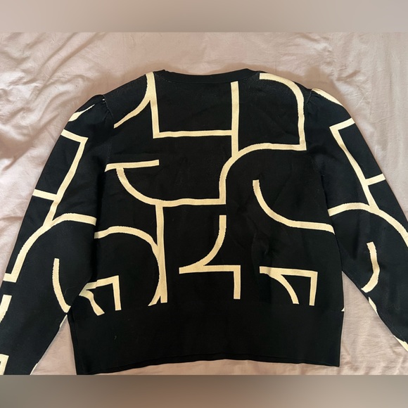 H&M - Geometric Design Jacquard Knit Sweater - Picture 2 of 4